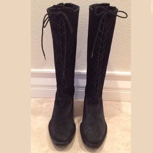 COLE HAAN NEW Lace-Up Equestrian Riding Field Boot